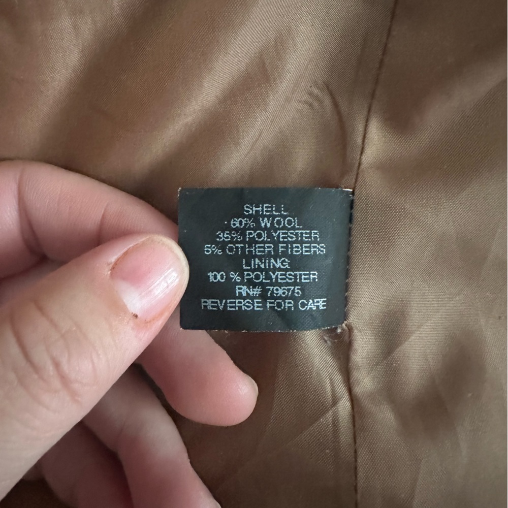 Michael Kors Women Wool Trench Coat 3x - image 3